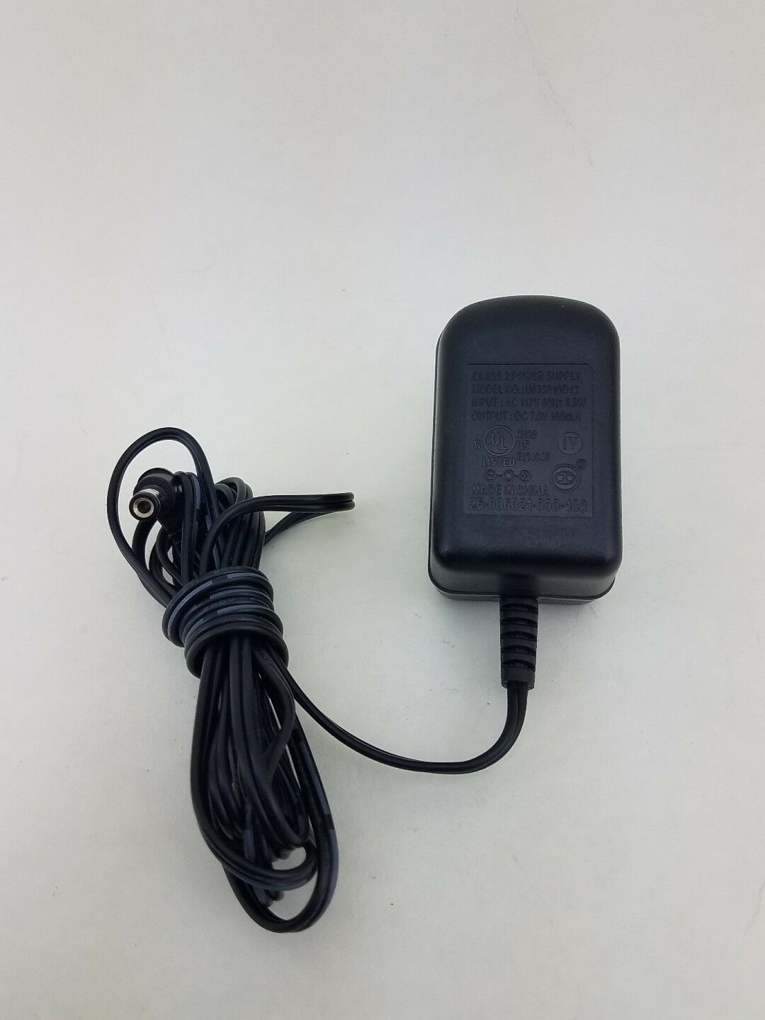 New Vtech Phone U075025D12 7.5V 250mA Class 2 Power Supply AC/DC Wall Adapter for Vtech 5867 i5867 D